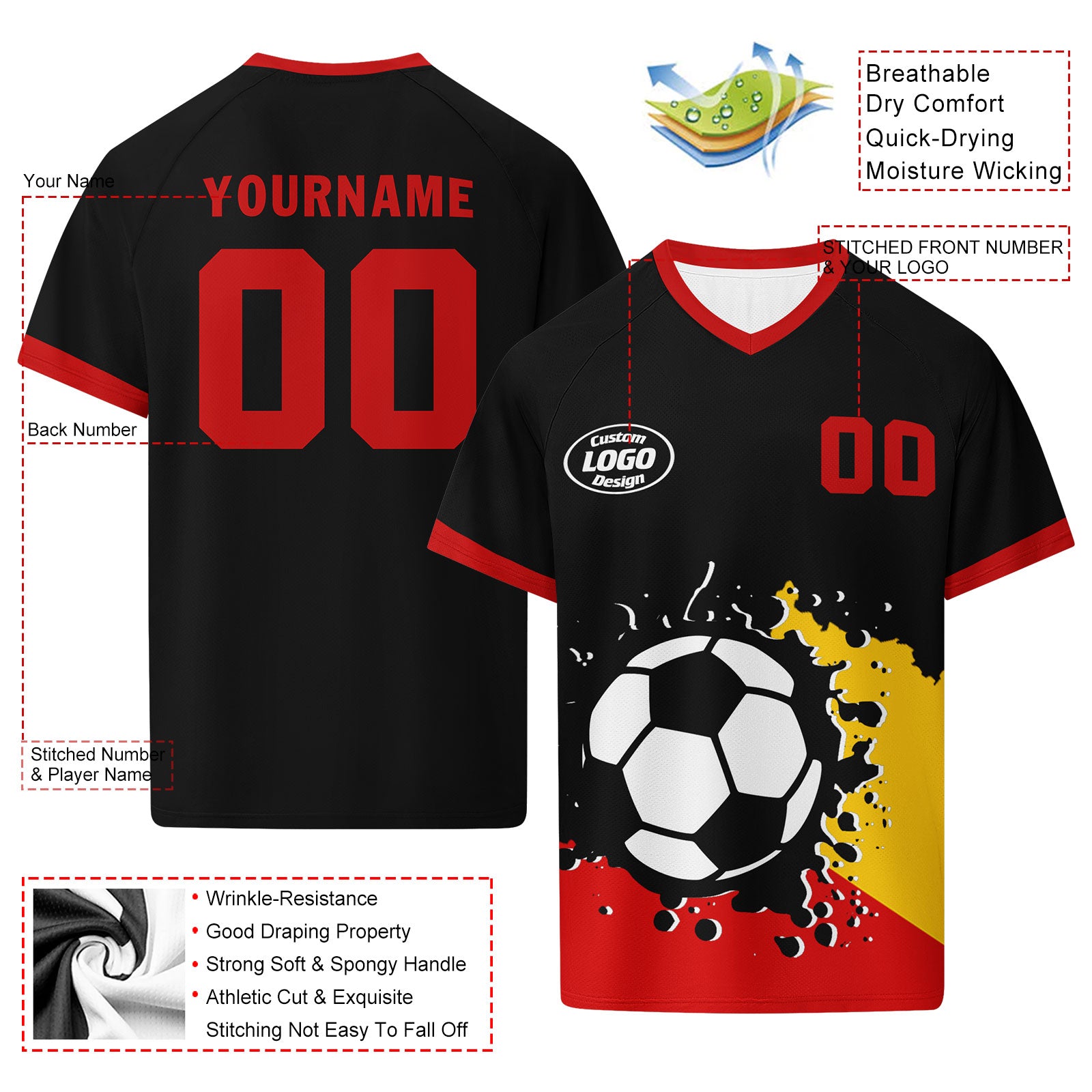 Custom Germany 2026 World Cup Football Shirt Customized Soccer Jersey for Fans Add Your Name & Number FZ190-F025070-2