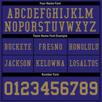 Custom Purple Baltimore Personalized Authentic Football Jersey FBJ02-E0601-3