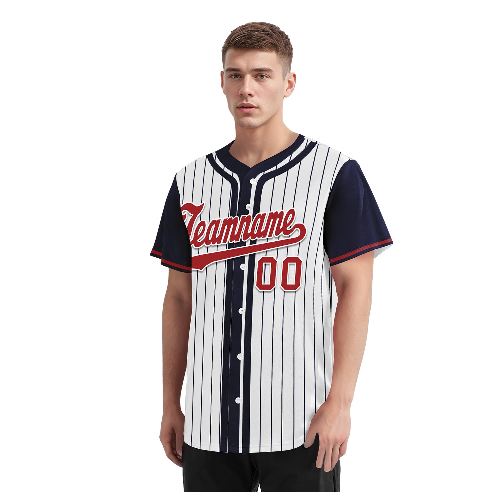 Custom Vintage Personalized Authentic Baseball Jersey BSBJ01-E025021-13
