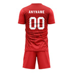 Custom Red Soccer Sets Jersey Personalized SCJ101-D28018