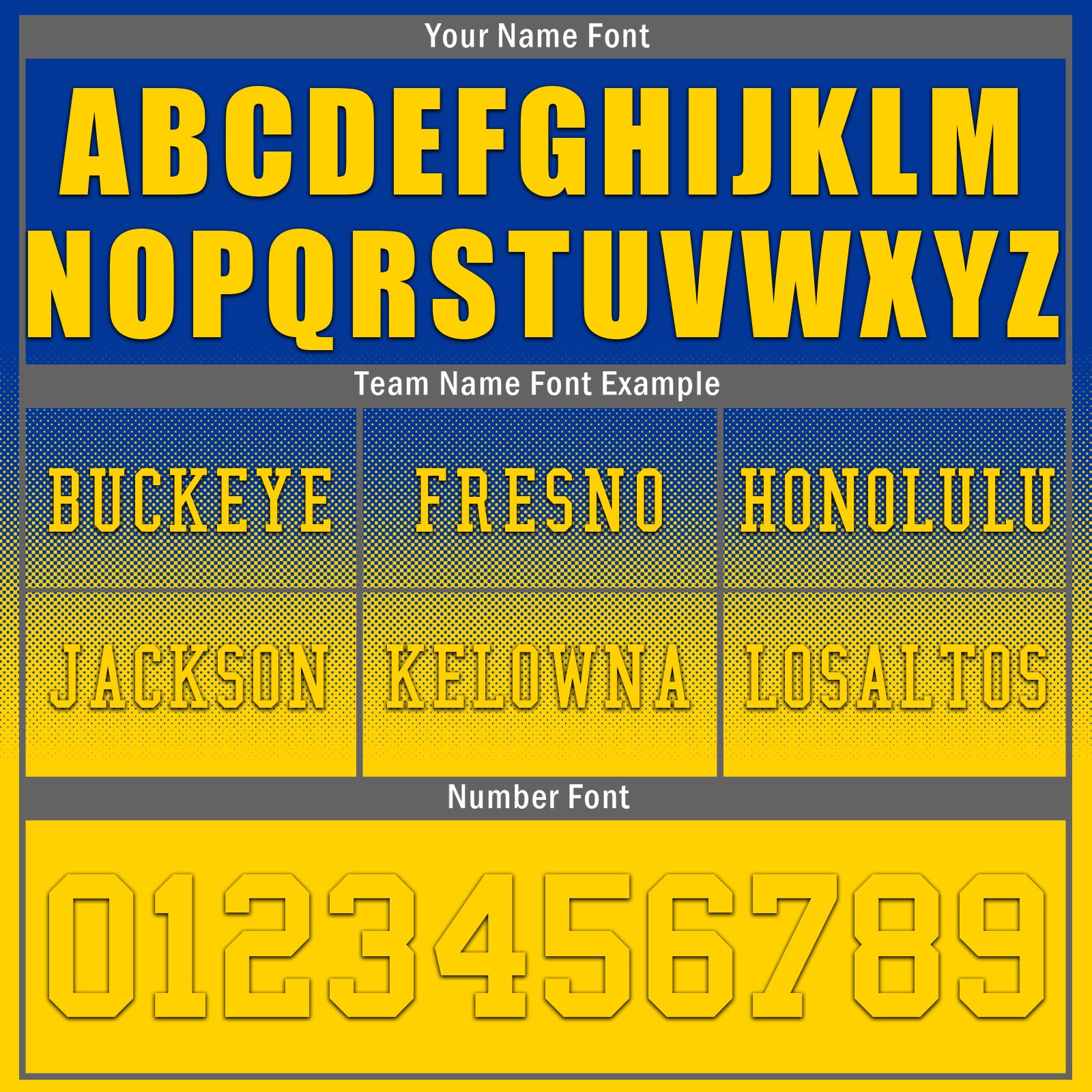 Custom Blue Yellow Los Angeles Personalized Authentic Football Jersey FBJ02-D020249-15