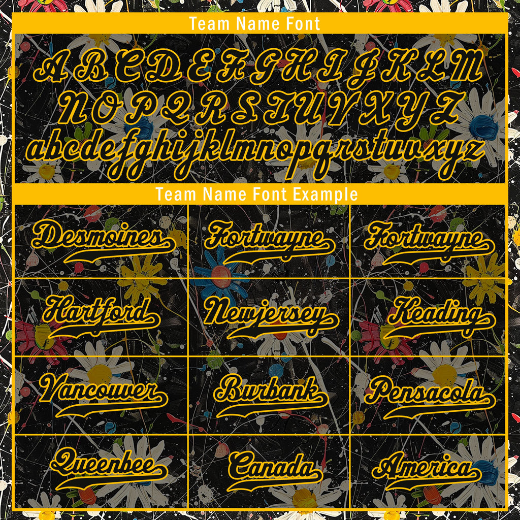 Custom Graffiti Pattern Abstract Floral Patterns Personalized Authentic Baseball Jersey BSBJ01-D020171-3