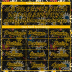 Custom Graffiti Pattern Abstract Floral Patterns Personalized Authentic Baseball Jersey BSBJ01-D020171-3