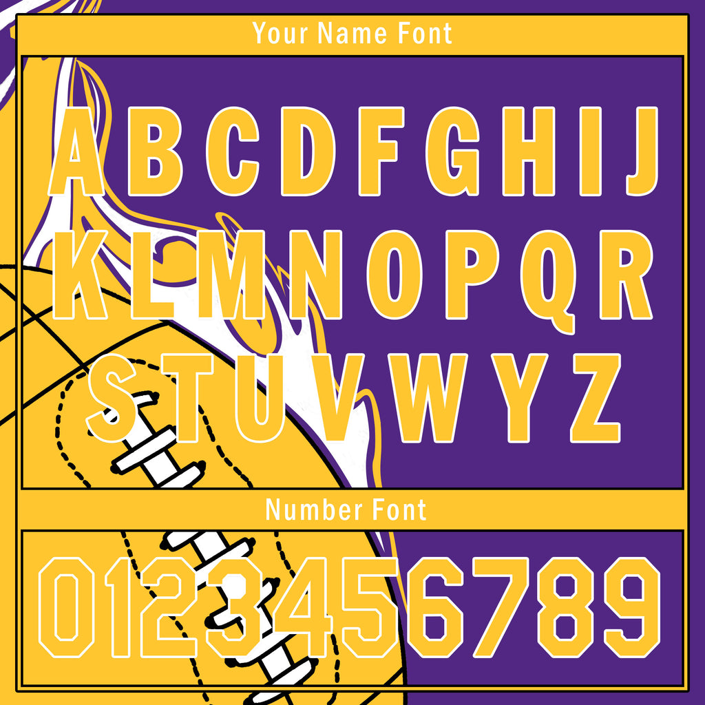 Custom Purple Yellow Classic Style Personalized Authentic Baseball Jersey UN002-D0b0a00-a7