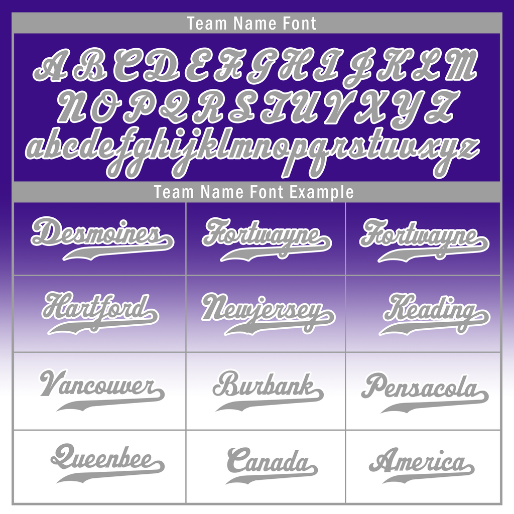 Custom Purple White Fade Fashion Personalized Authentic Baseball Jersey BSBJ01-D0a70eb
