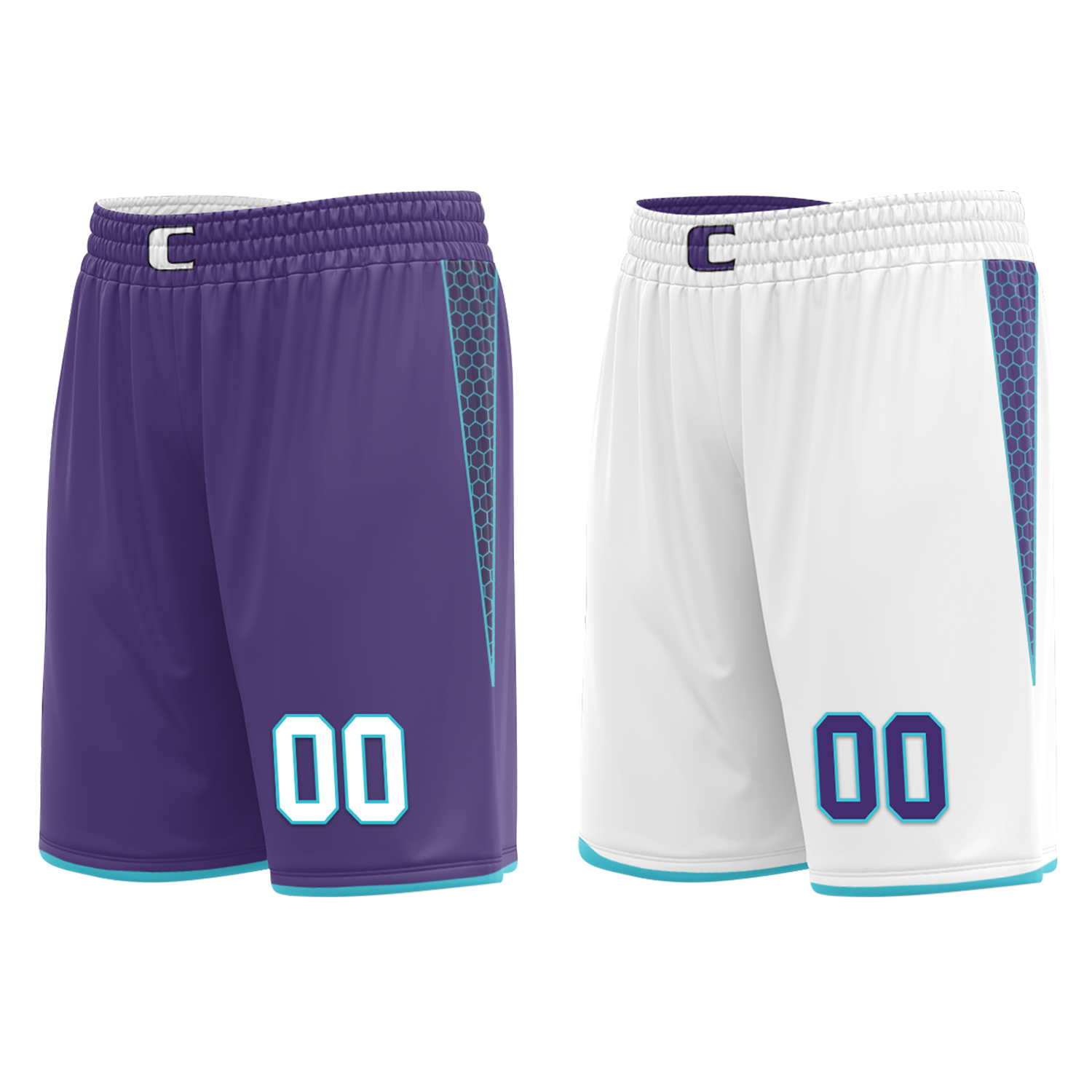 Custom Purple White Classic Style Reversible Basketball Uniform Personalized Ordinary BBJR-D017014
