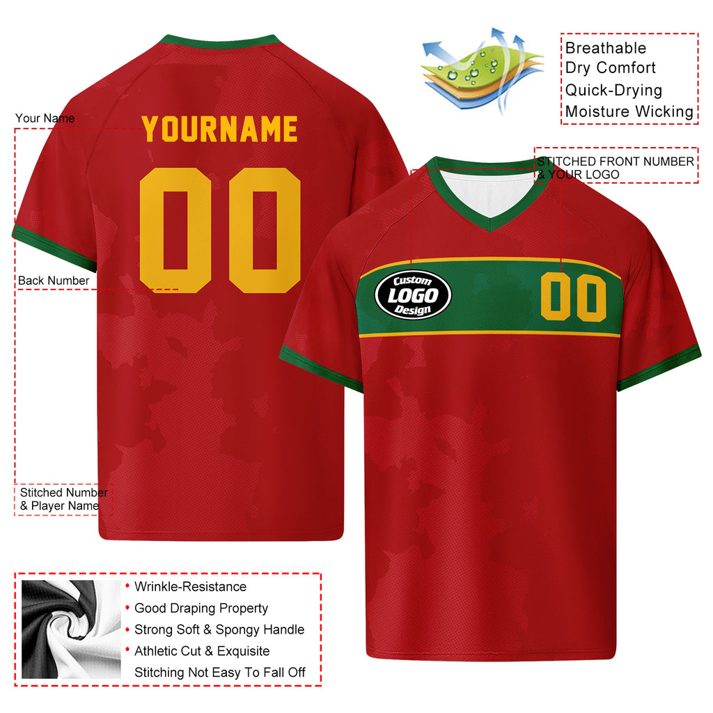 Custom Morocco 2026 World Cup Football Shirt Customized Soccer Jersey for Fans Add Your Name & Number FZ190-F009117-3