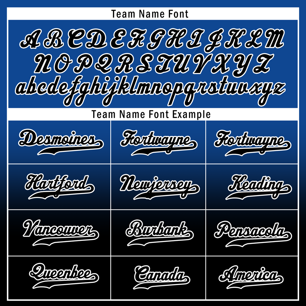 Custom Blue Black Fade Fashion Personalized Authentic Baseball Jersey BSBJ01-D0a70be