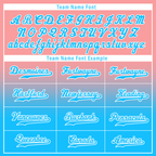 Custom Pink Blue Fade Fashion Personalized Authentic Baseball Jersey BSBJ01-D0a70f8