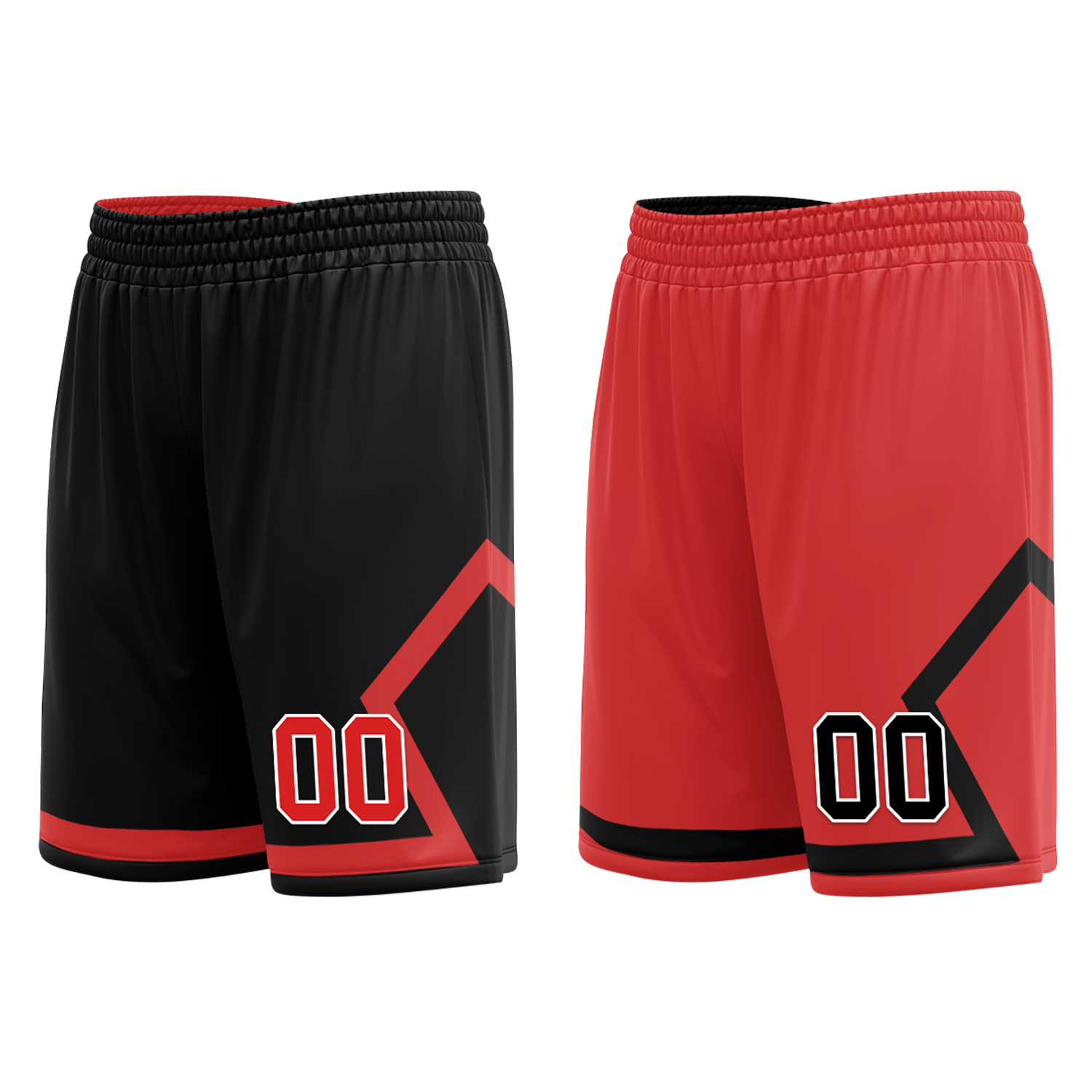 Custom Black White Classic Style Reversible Basketball Uniform Personalized COOLMAX BBJR-D017006