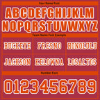 Custom Red Tampa Bay Personalized Authentic Football Jersey FBJ02-D025033-28