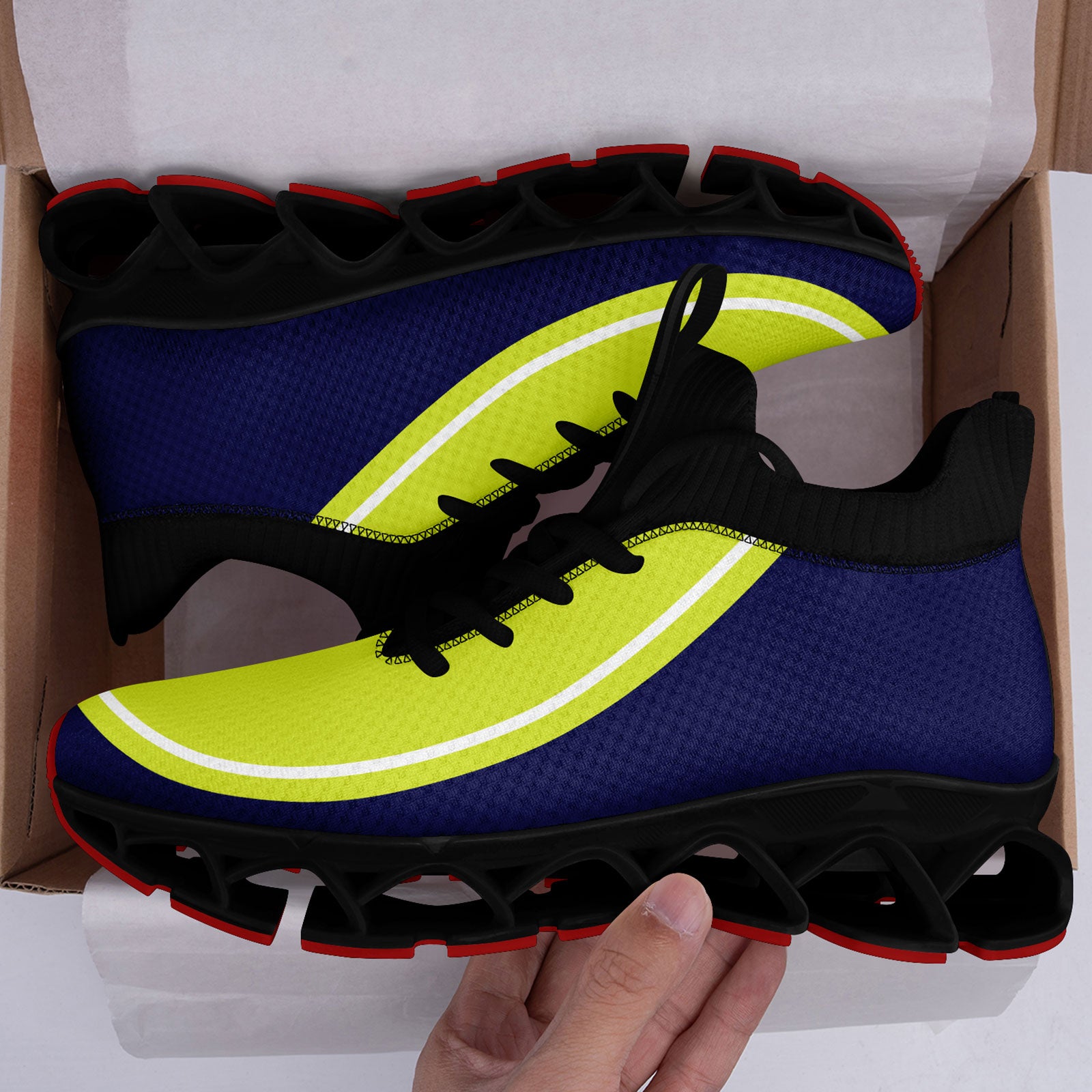 Custom Blue Green Maxsoul Shoes Personalized Sneaker FN030XD-D020388-9