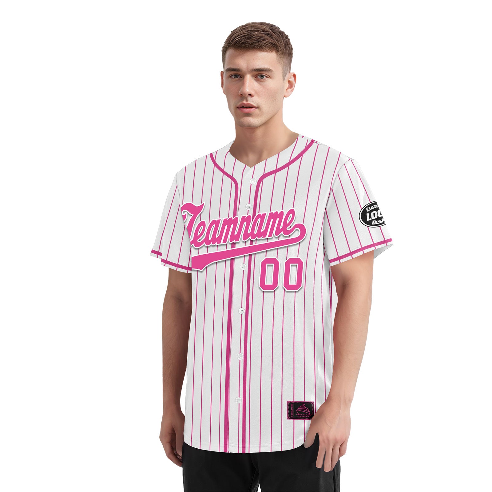 Custom Stripe Fashion Personalized Authentic Baseball Jersey BSBJ01-E025078-7