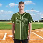 Custom Stripe Fashion Personalized Authentic Baseball Jersey BSBJ01-E06043-21