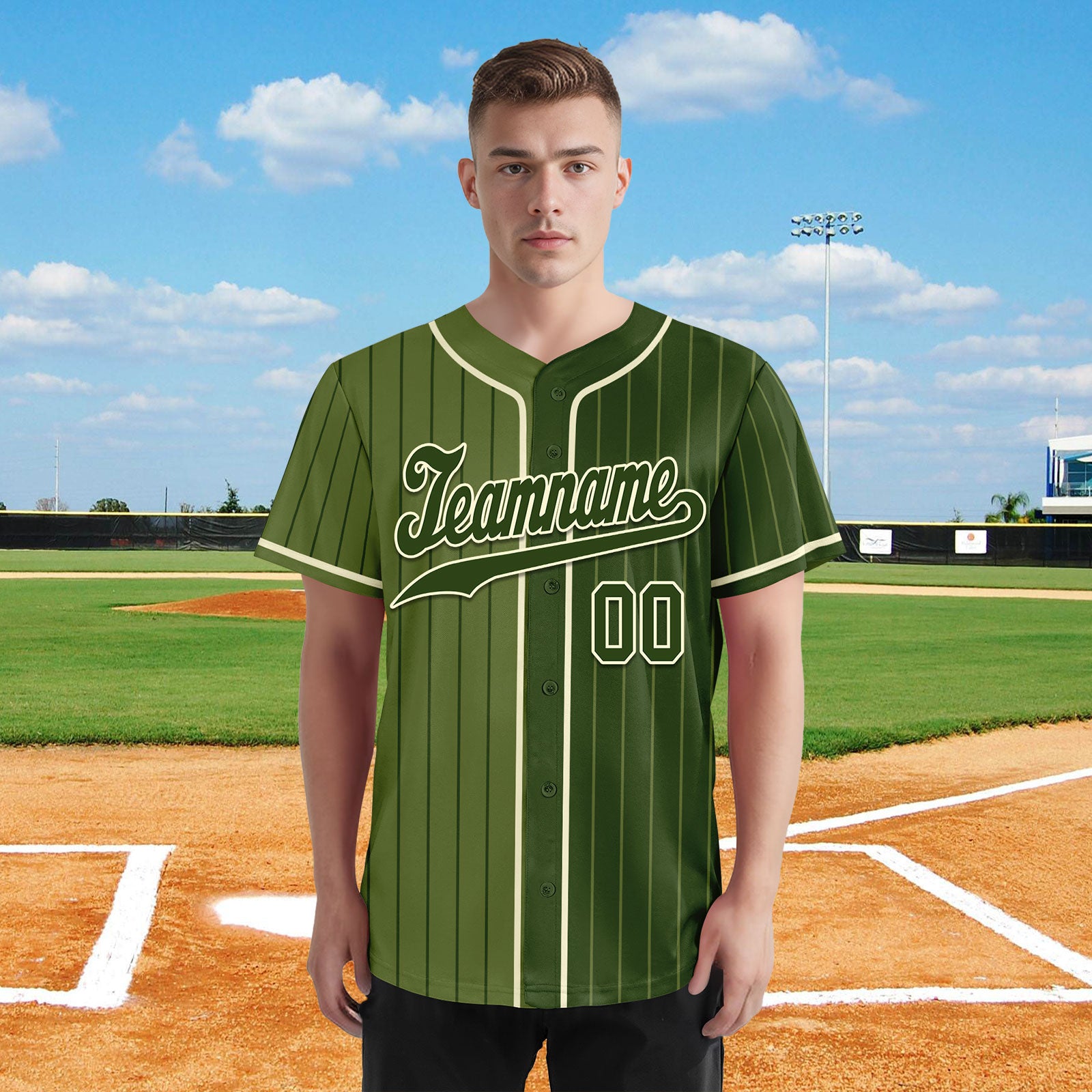 Custom Stripe Fashion Personalized Authentic Baseball Jersey BSBJ01-E06043-21