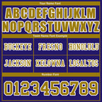 Custom Purple Baltimore Personalized Authentic Football Jersey FBJ02-D025033-4