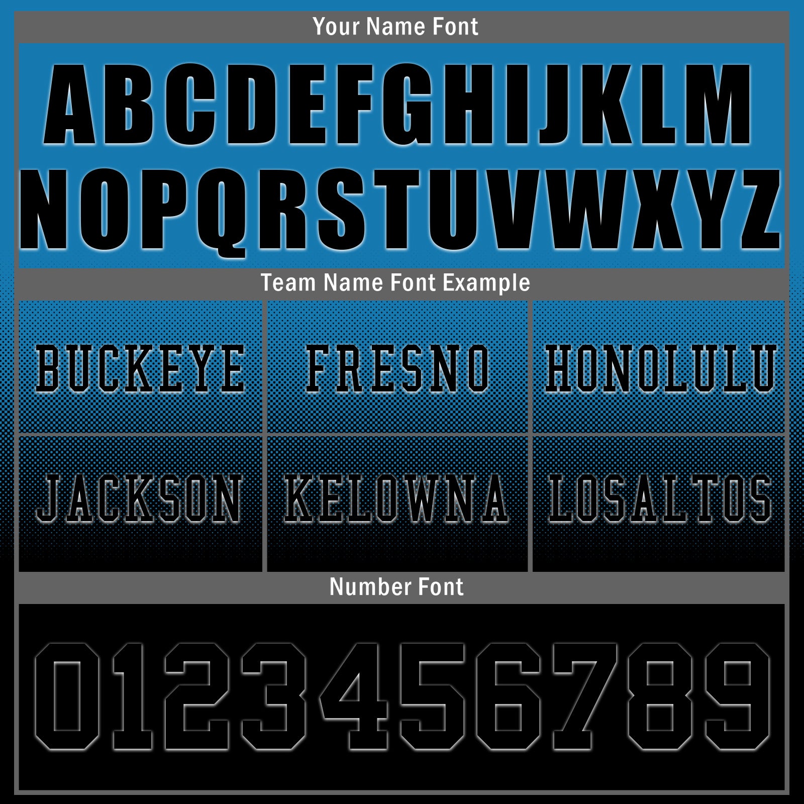 Custom Blue Black Carolina Personalized Authentic Football Jersey FBJ02-D020249-5