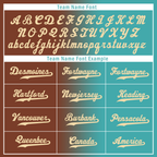 Custom Brown Cyan Gradient Fashion Personalized Authentic Baseball Jersey BSBJ01-D0a7088