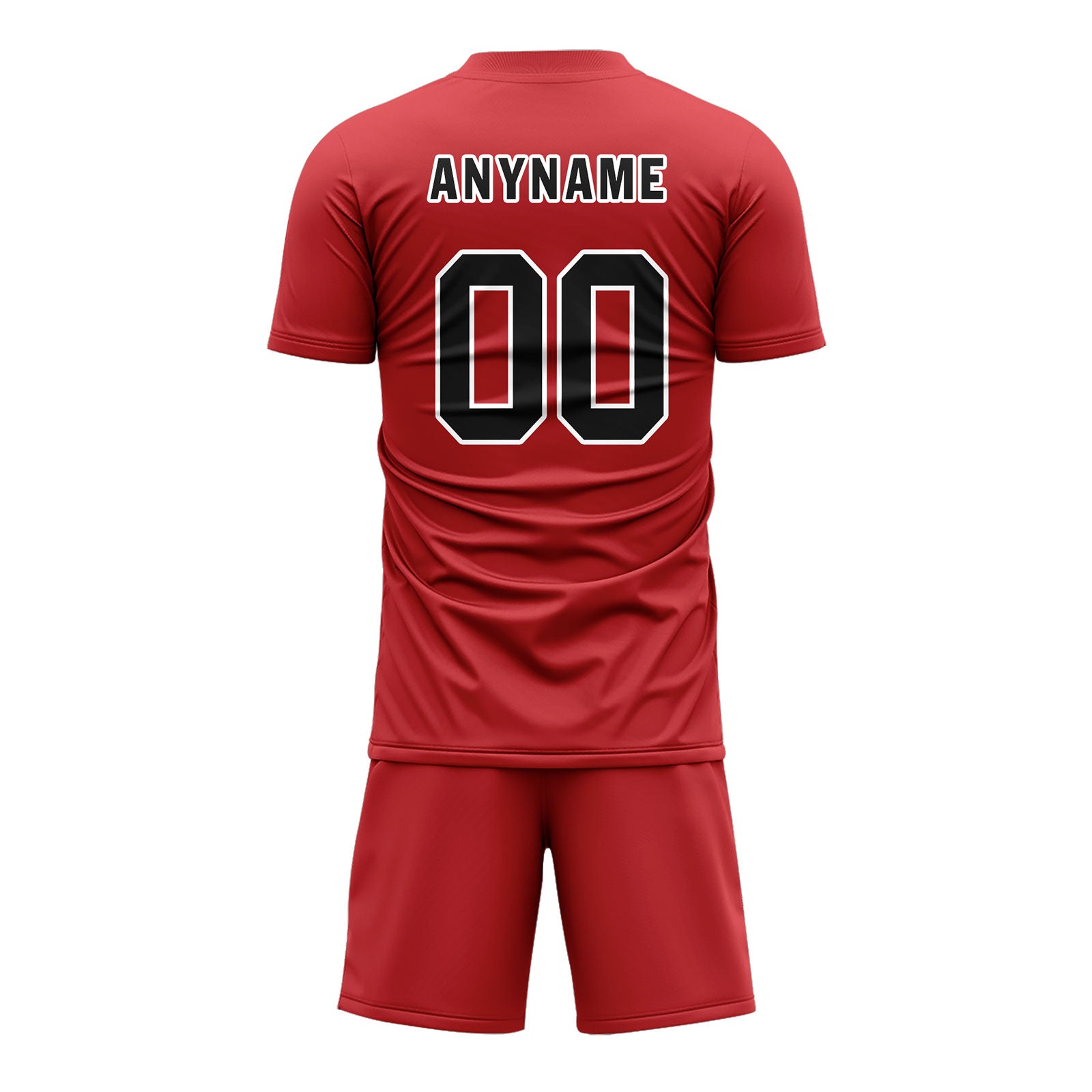 Custom Red Soccer Sets Jersey Personalized SCJ101-D28001