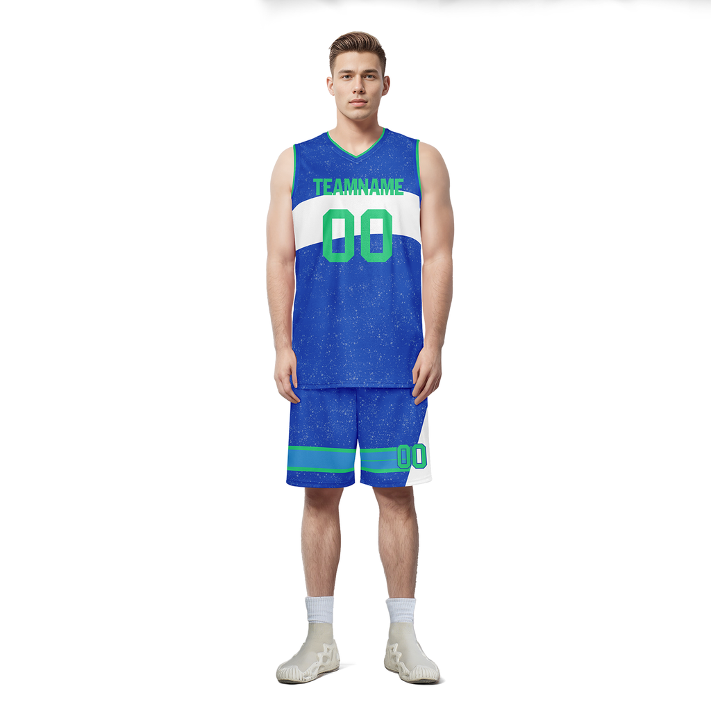 Custom Blue White Classic Style Sports Uniform Basketball Jersey BBJ01-bd0a7009