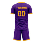 Custom Purple Yellow Soccer Sets Jersey Personalized SCJ101-D020131-4