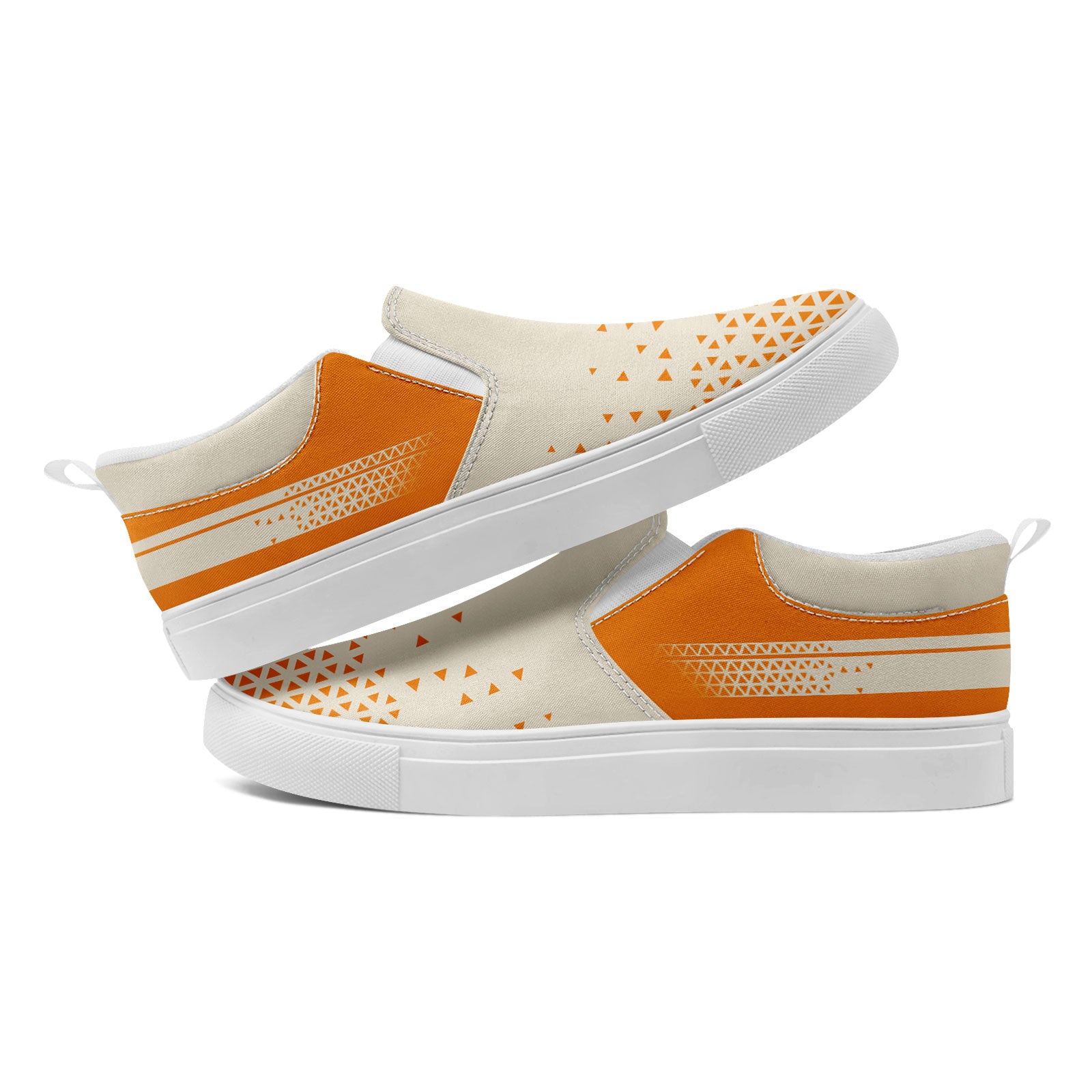Custom Canvas Sneakers Personalized Slip On Shoes FN071-E023042-7