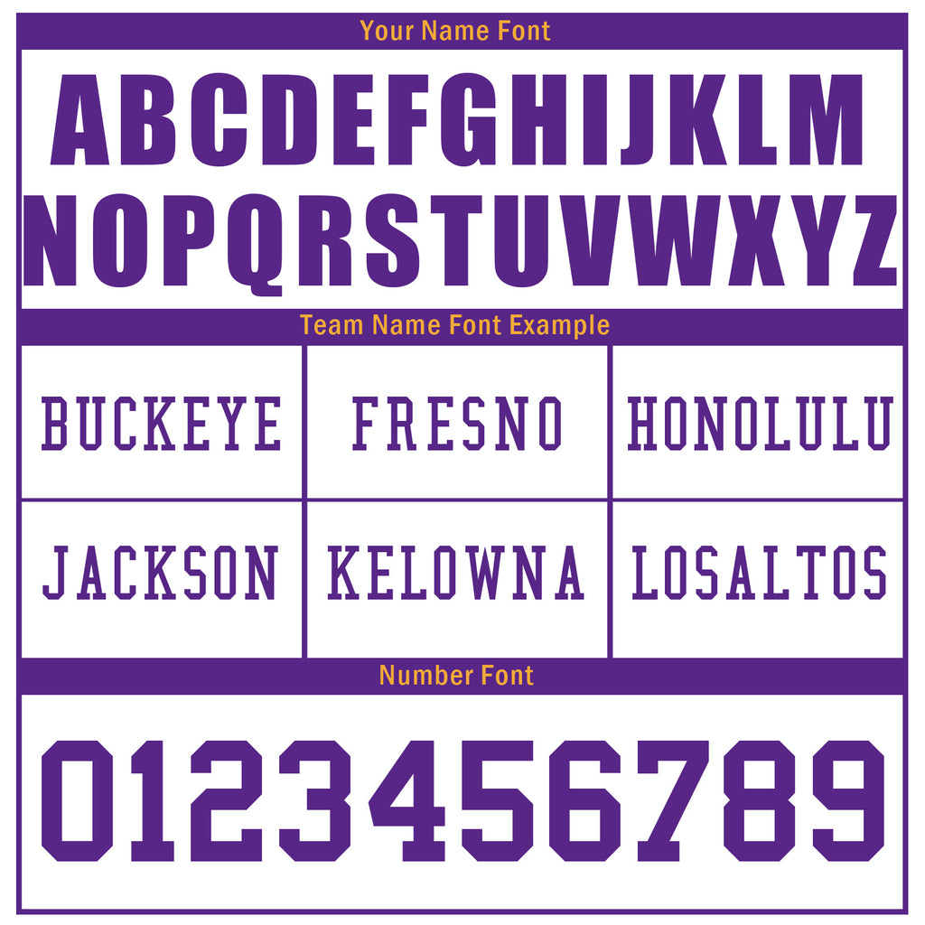 Custom White Purple Minnesota Personalized Authentic Football Jersey FBJ02-D020256-9