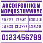 Custom White Purple Minnesota Personalized Authentic Football Jersey FBJ02-D020256-9