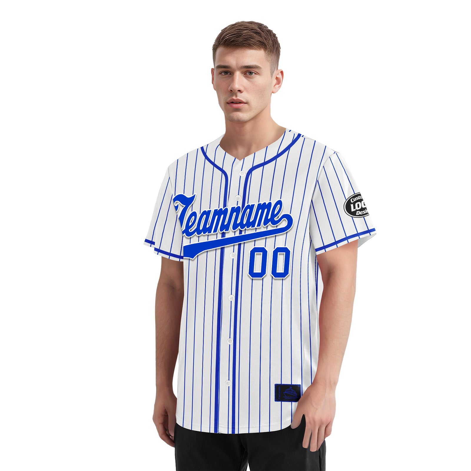 Custom Stripe Fashion Personalized Authentic Baseball Jersey BSBJ01-E025078-8