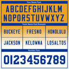 Custom Yellow White California Personalized Authentic Football Jersey FBJ02-D023033-15