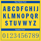 Custom Yellow Blue Jersey MaxSoul Shoes and Hat Combo Offer Personalized ZH-D0b008e-c