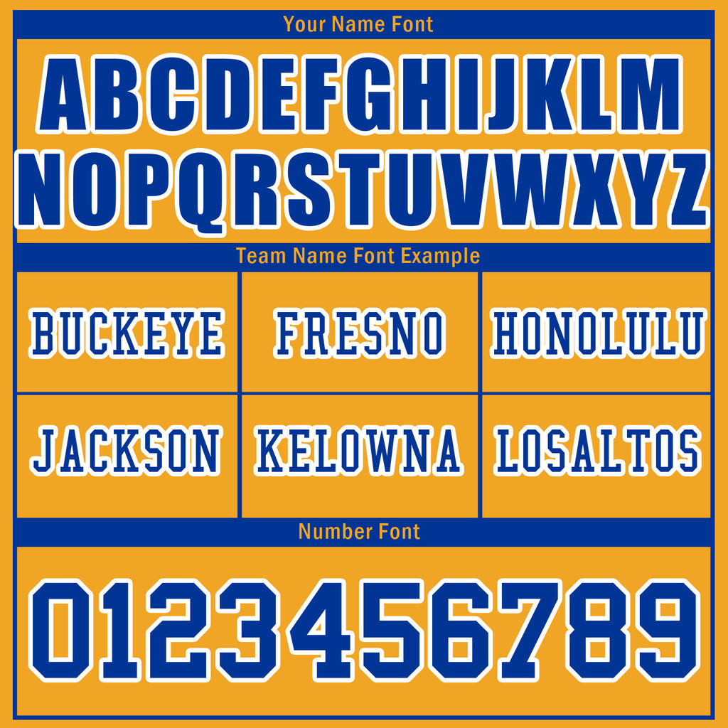 Custom Yellow Los Angeles Personalized Authentic Football Jersey FBJ02-D025033-14