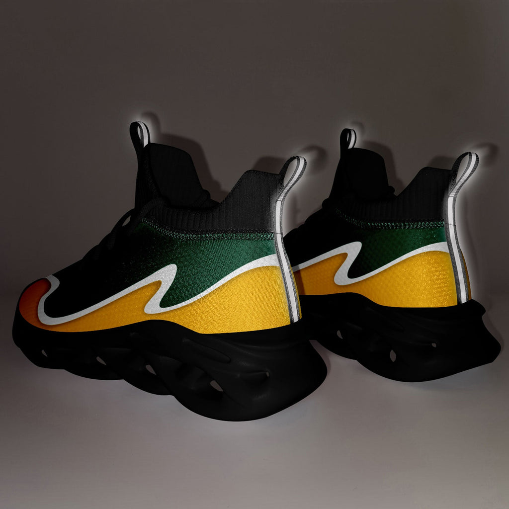 Custom Green Yellow Maxsoul Shoes Personalized Sneaker FN030A-E020011-23