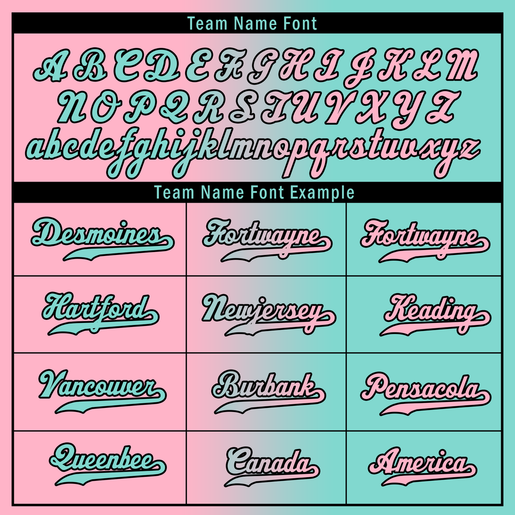 Custom Pink Cyan Gradient Fashion Personalized Authentic Baseball Jersey BSBJ01-D0a708b
