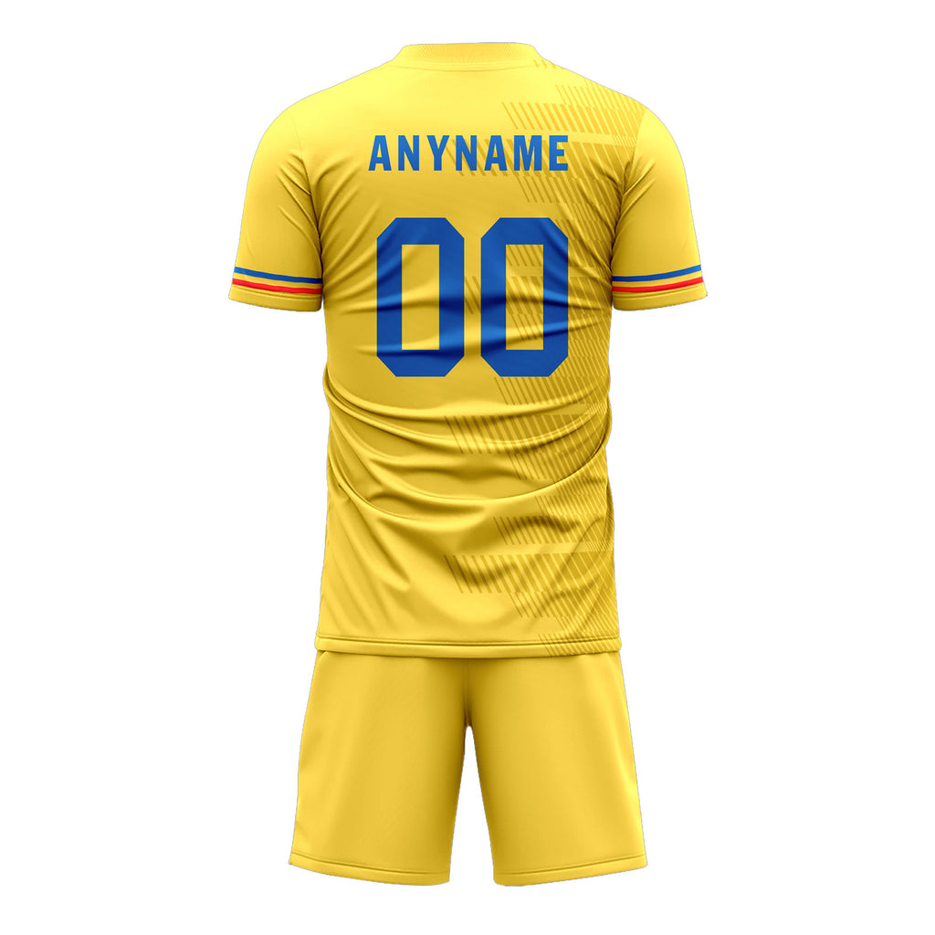 Custom Yellow Soccer Sets Jersey Personalized SCJ101-D28016
