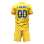 Custom Yellow Soccer Sets Jersey Personalized SCJ101-D28016