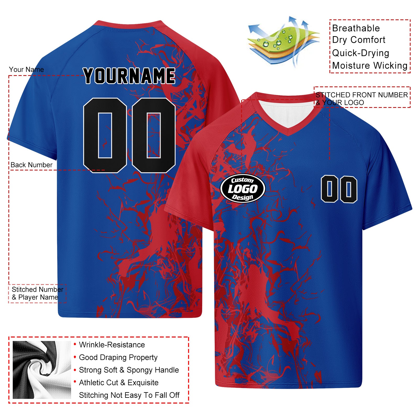 Custom South Korea 2026 World Cup Football Shirt Customized Soccer Jersey for Fans Add Your Name & Number FZ190-F009116-5