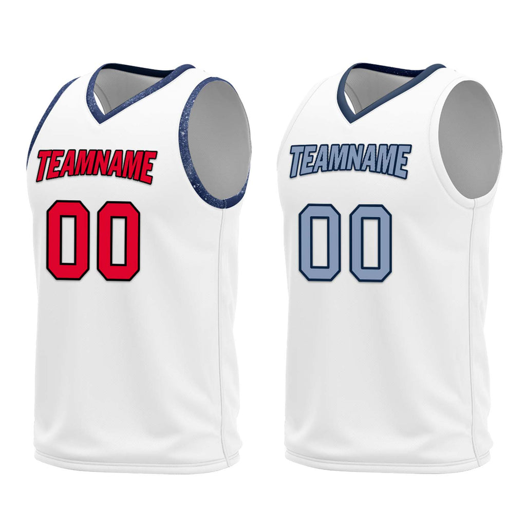 Custom White Bronze Washington City Edition Personalized Reversible Basketball Set Sports Basketball Jersey BBJ01R-D0610-30
