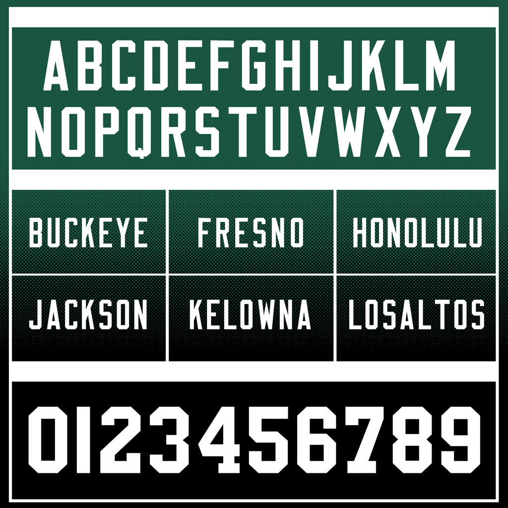 Custom Green White New York Personalized Authentic Football Jersey FBJ02-D023033-28