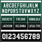 Custom Green White New York Personalized Authentic Football Jersey FBJ02-D023033-28