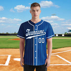 Custom Stripe Fashion Personalized Authentic Baseball Jersey BSBJ01-E06043-1