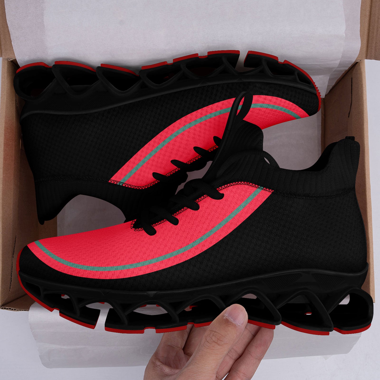 Custom Black Pink Maxsoul Shoes Personalized Sneaker FN030XD-D020388-10