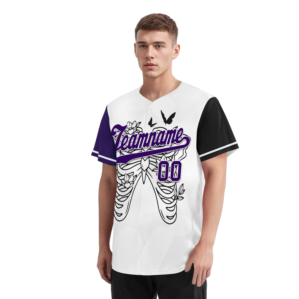 Custom Gothic Personalized Authentic Baseball Jersey BSBJ01-E06006