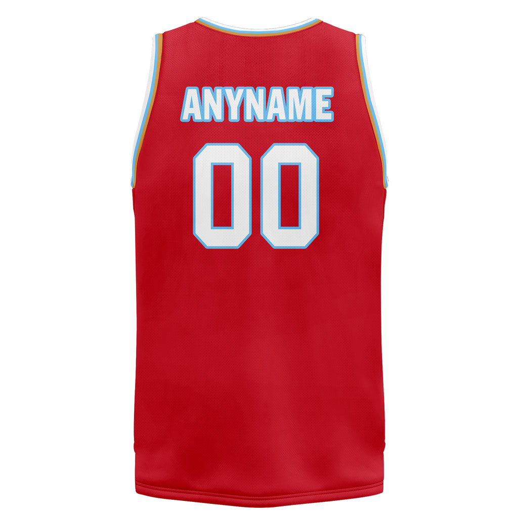 Custom Red White Blue City Edition Personalized Sports Uniform Authentic Basketball Jersey BBJ01-D06101-15