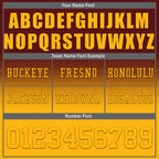 Custom Red Yellow Washington Football Jersey and Hat Combo Offer Personalized Combo ZH-D020326-31