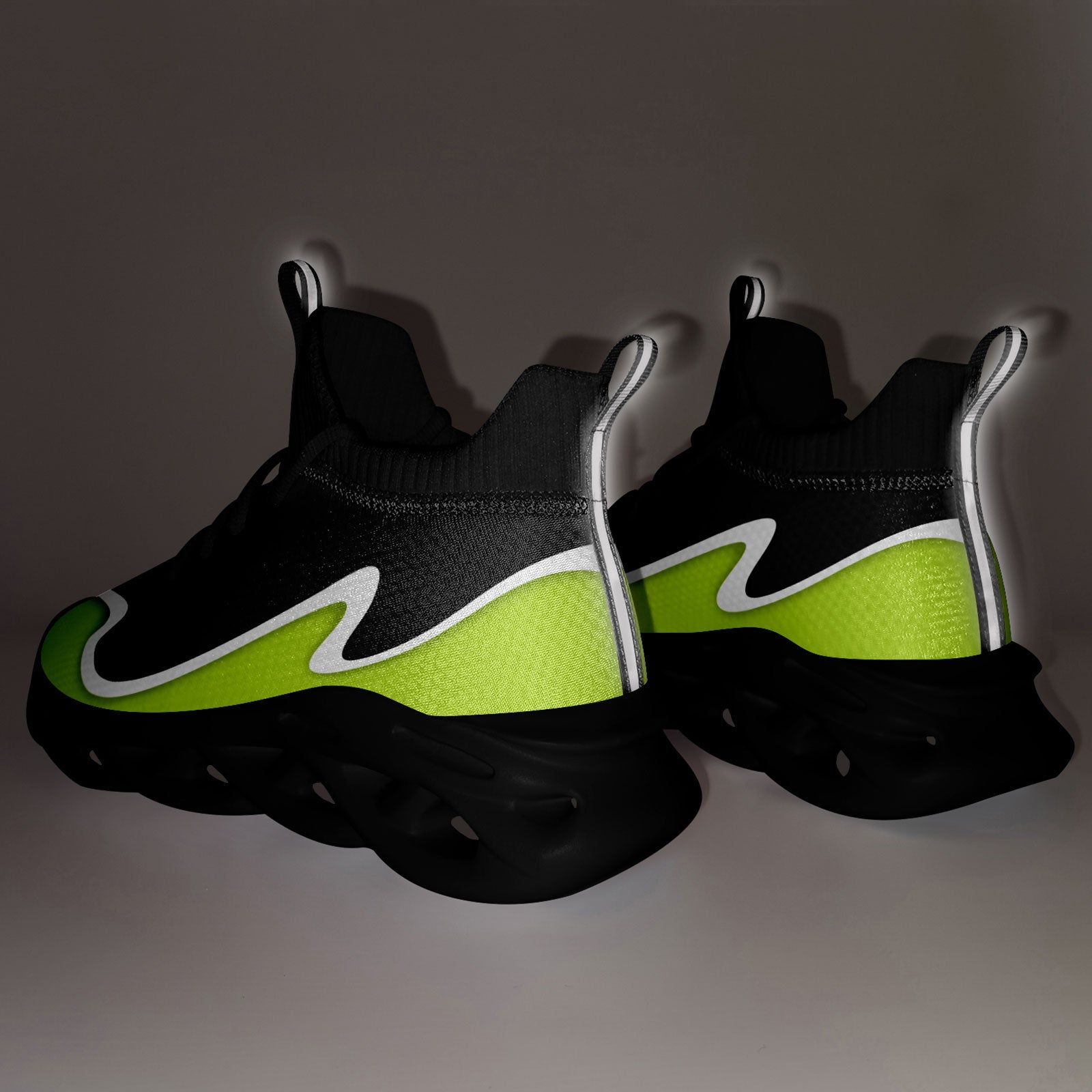 Custom Dark Gray Green Maxsoul Shoes Personalized Sneaker FN030A-E020011-8