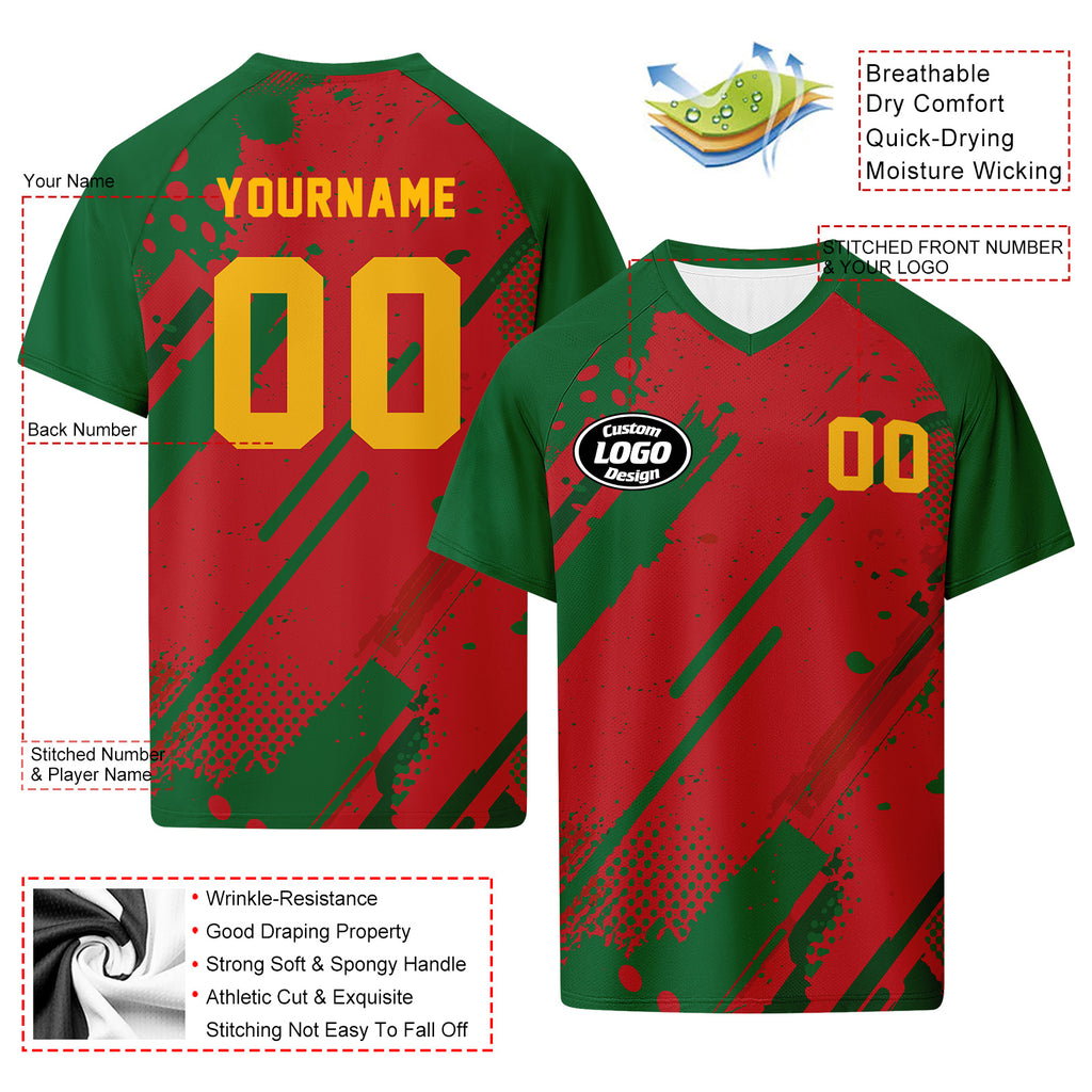 Custom Morocco 2026 World Cup Football Shirt Customized Soccer Jersey for Fans Add Your Name & Number FZ190-F009117-5