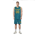 Custom Green Classic Style Sports Uniform Basketball Jersey BBJ01-D020105-13