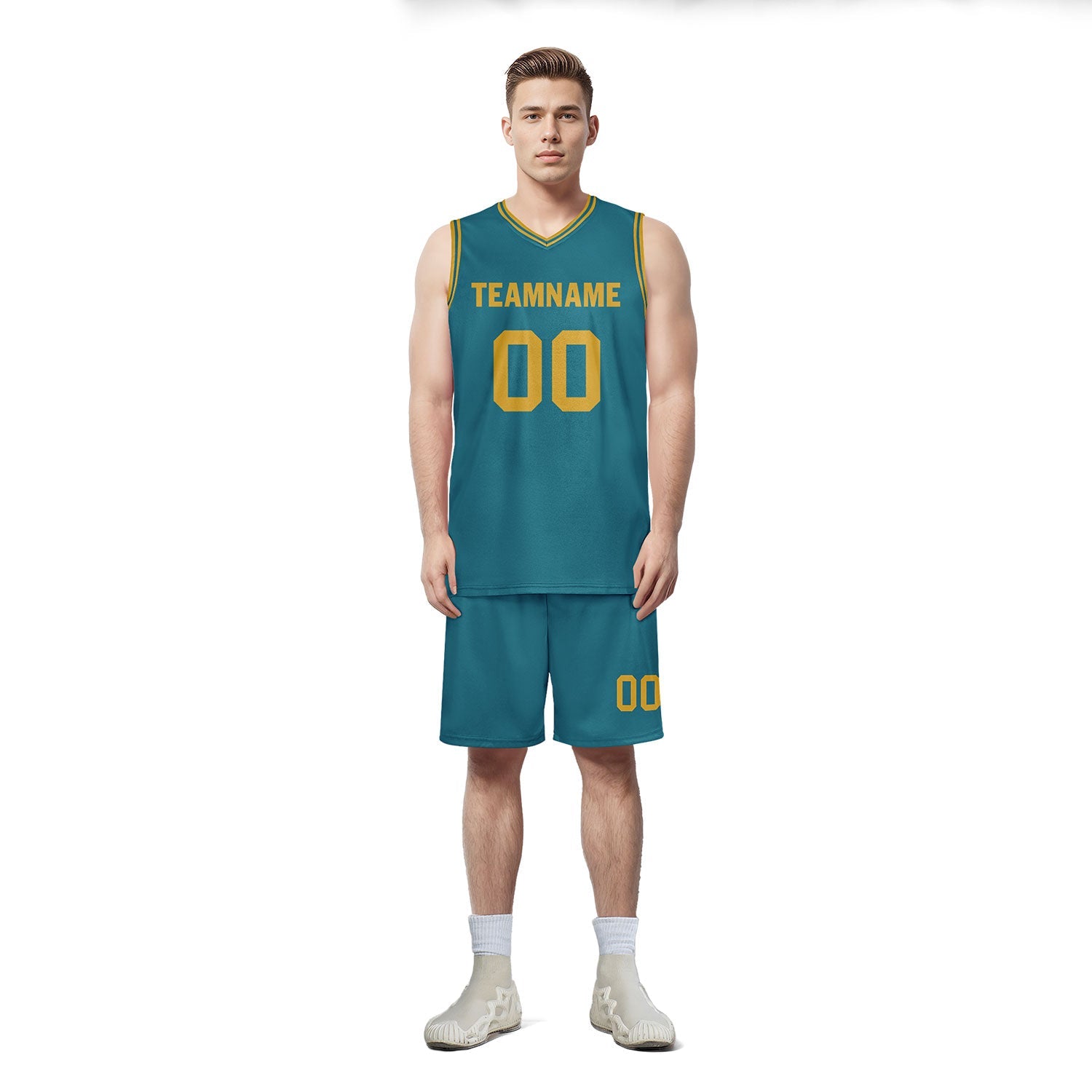 Custom Green Classic Style Sports Uniform Basketball Jersey BBJ01-D020105-13