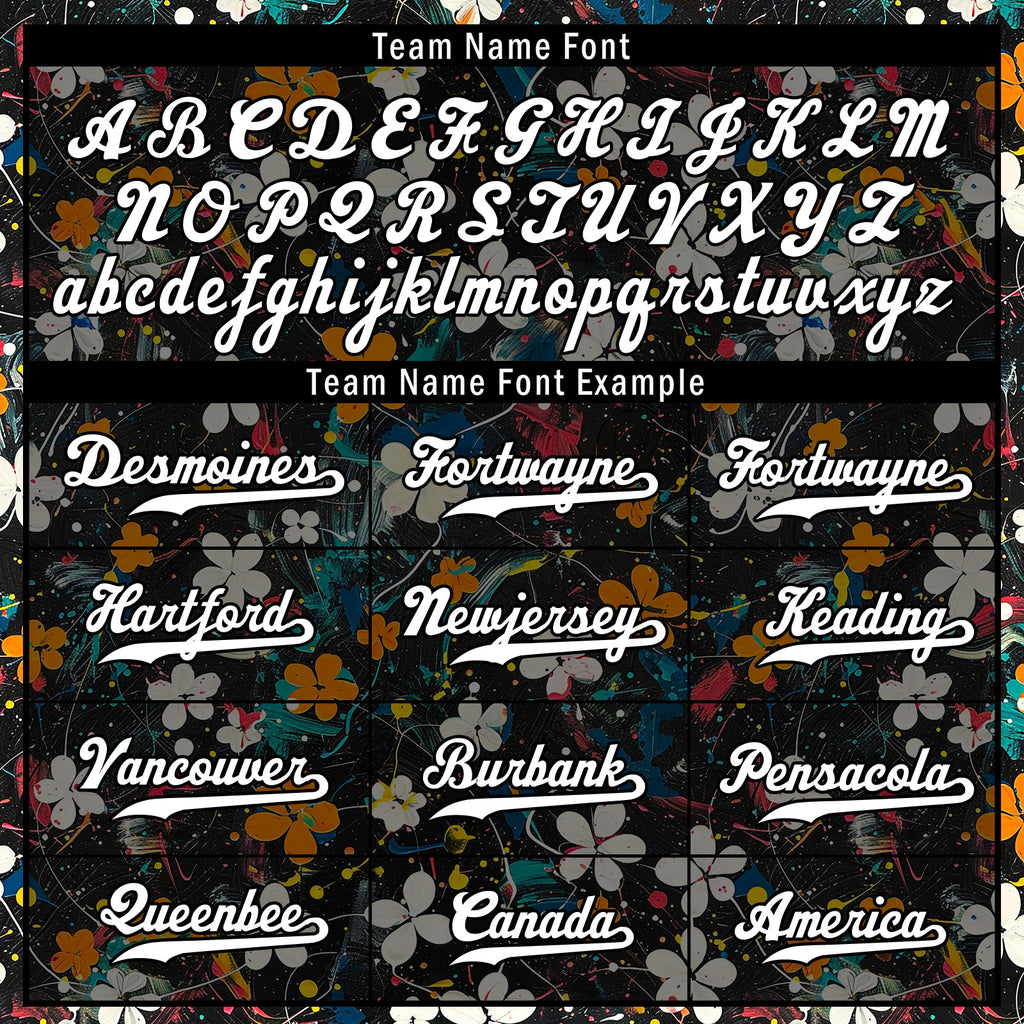 Custom Graffiti Pattern Abstract Floral Patterns Personalized Authentic Baseball Jersey BSBJ01-D020171-10